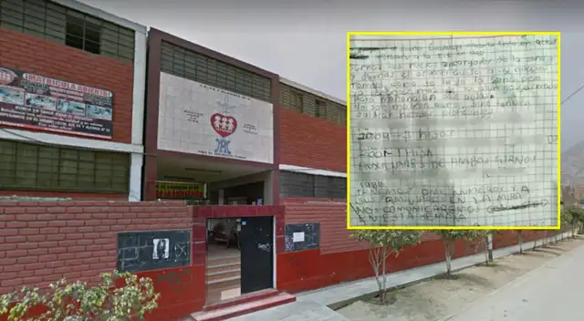 Colegio Fe y Alegría suspende clases tras amenza de tiroteo contra estudiantes.