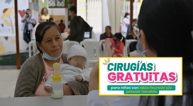 INSN Breña realizará CIRUGÍAS GRATIS de labio fisurado y paladar hendido para niños y adolescente.