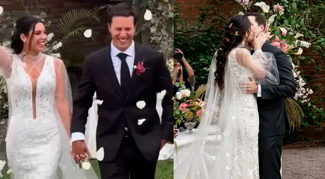 Mafer Neyra, ex de Hugo García, se casó con Ernesto Cabieses en emotiva ceremonia tras 5 AÑOS de relación: Así fue su boda de ENSUEÑO