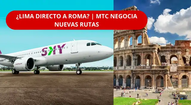Nuevas rutas aéreas a Italia y Dubái: MTC busca conectar Lima con Roma y Milán con hasta siete vuelos semanales. Nuevas rutas aéreas a Italia y Dubái: MTC busca conectar Lima con Roma y Milán con hasta siete vuelos semanales.