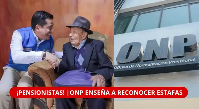 ONP: pensionistas reciben orientación para identificar información falsa y prevenir estafas sobre pensiones.