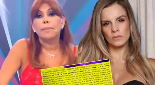 Magaly Medina encara a Alejandra Baigorria tras rechazarse su demanda.