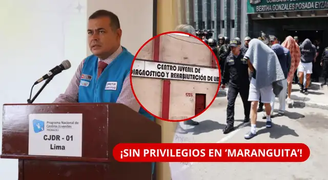 Liceo Naval: Pronacej descarta privilegios para los seis adolescentes internados en ‘Maranguita’. Liceo Naval: Pronacej descarta privilegios para los seis adolescentes internados en ‘Maranguita’.