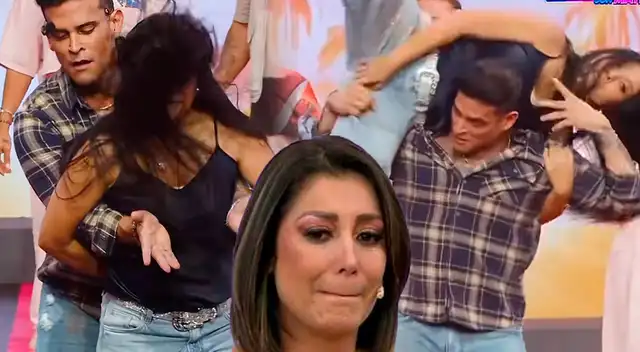 Christian Domínguez 'LE METE MANO' a Tula Rodríguez en pleno programa EN VIVO y ella toma DESESPERADA MEDIDA: "La pun..."