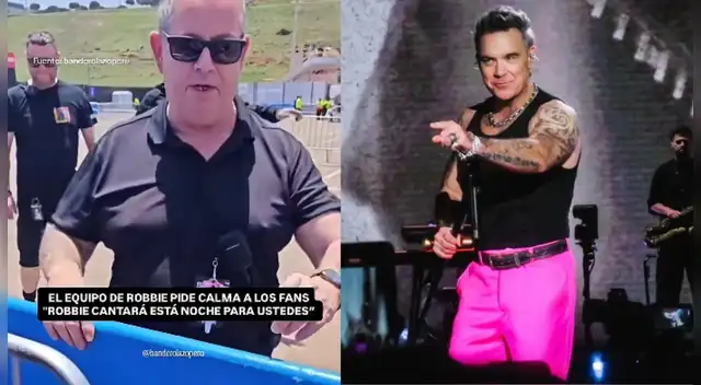 Equipo de Robbie Williams TRANQUILIZA a los fans tras cancelación de concierto en Arena 1.