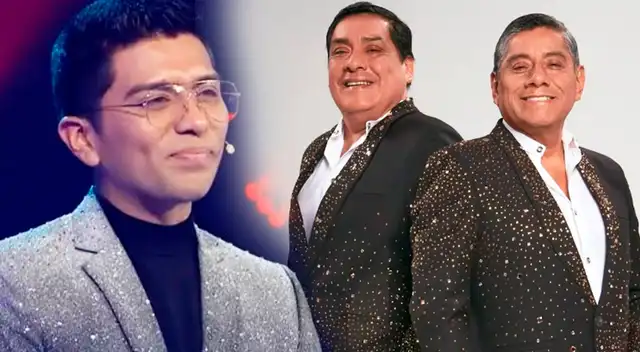 Christian Yaipén se luce junto a sus tíos Walter y Javier Yaipén.