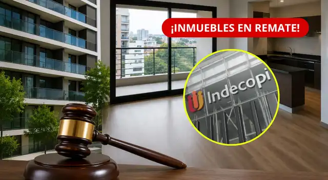 Remate de Indecopi 2026: departamentos y casas desde S/36 mil en Lima, Junín y Ucayali. Remate de Indecopi 2026: departamentos y casas desde S/36 mil en Lima, Junín y Ucayali.