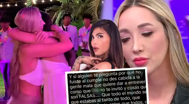 Romina Gachoy SE PRONUNCIA sobre exposición de chats privados con Angie Jibaja sobre AUSENCIA en 15 años de su hija: "La vida..."