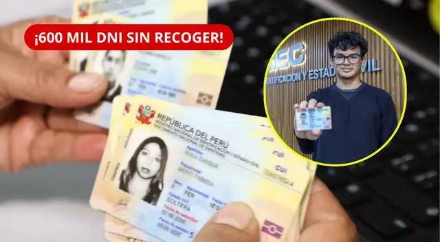 Elecciones 2026: más de 600 mil DNI están pendientes de recojo y Reniec amplía horarios de atención.