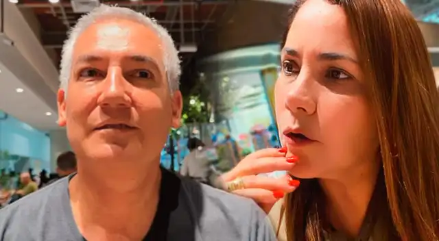 Andrea Llosa vive tenso momento con su pareja.
