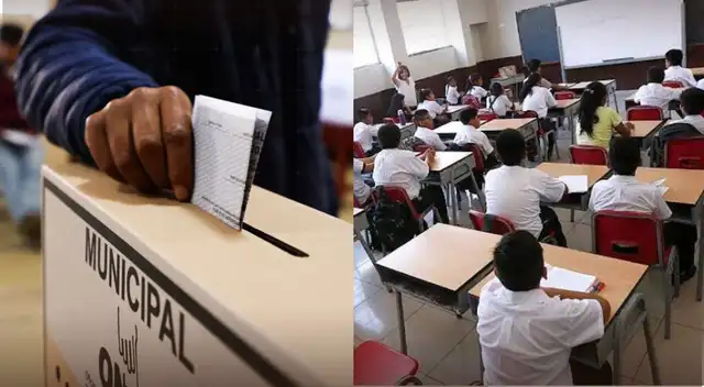 Minedu ordena la SUSPENSIÓN TOTAL de clases escolares tras Elecciones Municipales 2026.