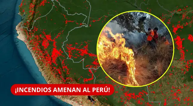 Incendios forestales en Perú: 9 regiones están en alerta roja hasta el 5 de octubre.