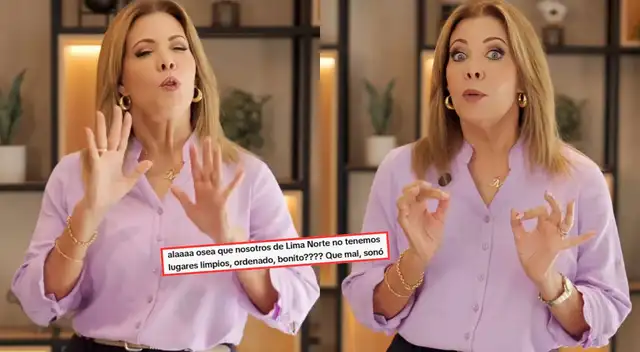 Maritere Braschi en el ojo de la tormenta por comentario sobre locales de Lima Norte.