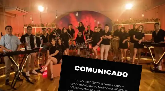 Corazón Serrano lanza polémico comentario sobre denuncia de abuso sexual a su integrante. Corazón Serrano lanza polémico comentario sobre denuncia de abuso sexual a su integrante.