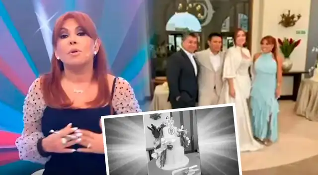 Renzo Costa y Thalía Alva se CASAN EN SECRETO, pero Magaly Medina lo 'TRAICIONA' al exponer FOTOS y TODOS los detalles: "¿Para qué me invitas...?"