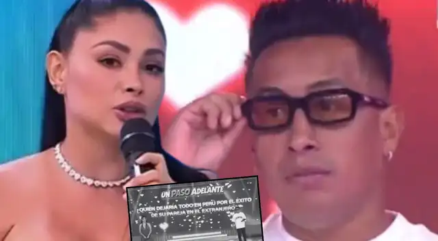 Pamela Franco chotea a Christian Cueva y advierte que ella no dejaría todo por él.
