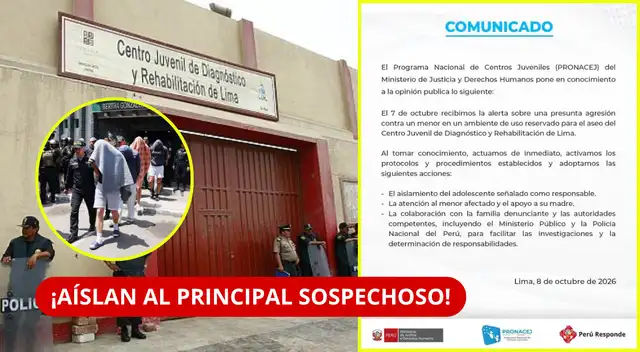 Caso Liceo Naval: principal sospechoso es AÍSLADO tras nueva denuncia en Maranguita | Esto dice PRONACEJ