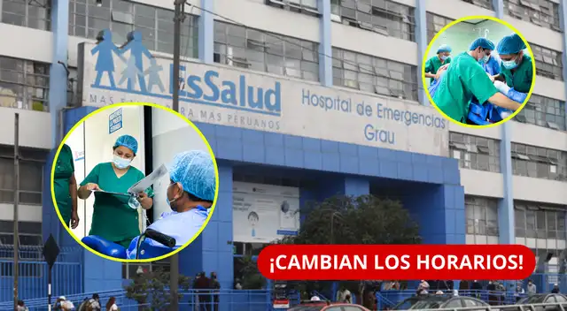 Hospital de Emergencias Grau de Essalud amplía jornadas quirúrgicas a noches y domingos para agilizar atenciones.