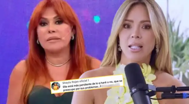 Magaly Medina se indigna con comentario de Sheyla Rojas.