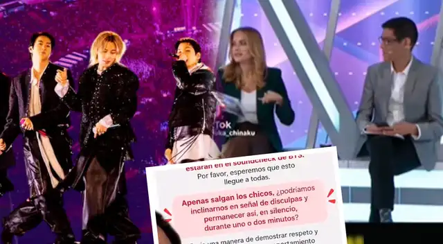 Conductor de Panamericana TV, INSULTA en pleno programa a fans de BTS por pedir INCLINARSE ante cantantes