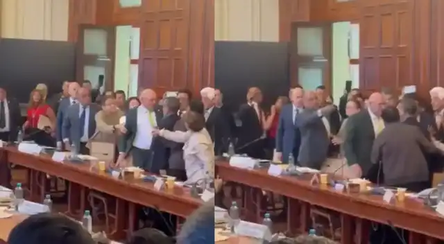 Senadores de Renovación Popular y Juntos por el Perú casi se agarran a golpes por este motivo.