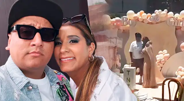 Jorge Luna y su esposa se emocionan en su Gender Reveal.