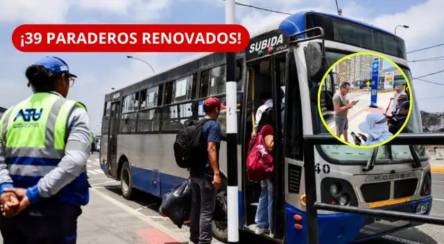 Corredor Azul: estos son los 39 paraderos renovados en el Rímac por la ATU.