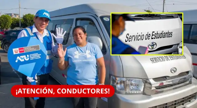 ATU capacitará a conductores de movilidad escolar en Lima y Callao.