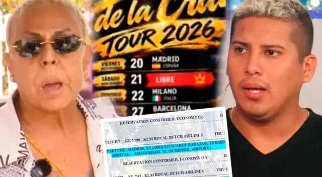 Lucía de la Cruz DENUNCIA que Luisito Caycho, su expareja, la ESTAFÓ con gira en Europa, falsos pasajes y hasta pidió adelantos a empresarios Lucía de la Cruz DENUNCIA que Luisito Caycho, su expareja, la ESTAFÓ con gira en Europa, falsos pasajes y hasta pidió adelantos a empresarios