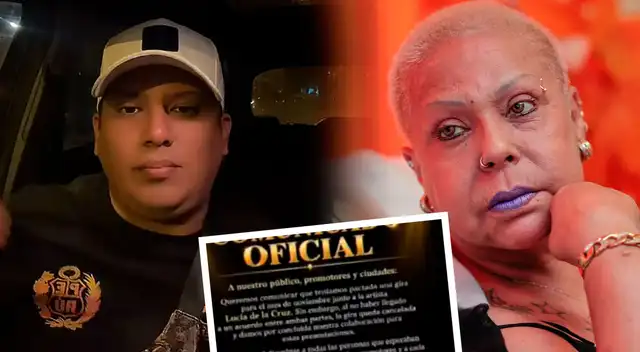 Luisito Caycho 'HUYE' y toma DESESPERADA medida tras denuncia de Lucía de la Cruz por presunta ESTAFA con gira en Europa