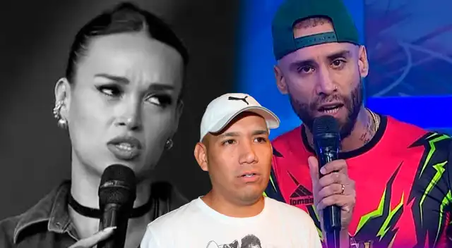 Jota Benz hace FUERTE acusación EN VIVO contra Angie Arizaga y su vínculo con productor de 'Esto es guerra': "Ella guarda..."