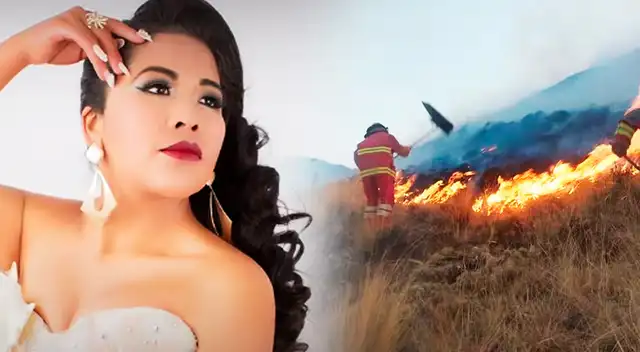 Cantante Dayan Flor lleva ayuda a damnificados por los incendios. Cantante Dayan Flor lleva ayuda a damnificados por los incendios.