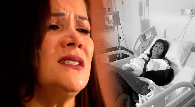 Mónica Sánchez sufrió una aparatosa caída. Mónica Sánchez sufrió una aparatosa caída.