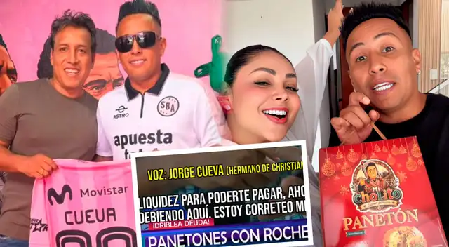 Christian Cueva hizo JUGADA con su hermano, Jorge Cueva, por FUERTE deuda de panetones que EMBARGARÍA sus bienes: "Para poderte pagar..."