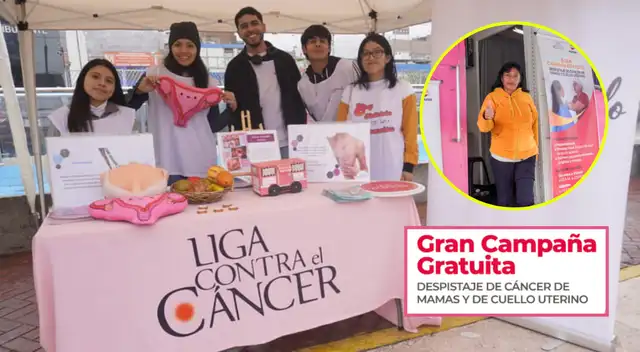 Liga Contra el Cáncer realizará campaña gratuita de despistaje en San Juan de Lurigancho este 16 de octubre.