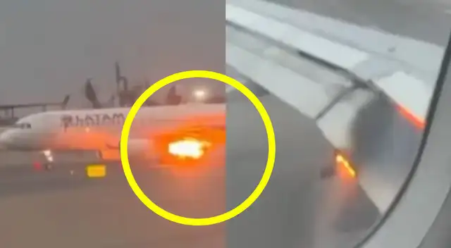 INCENDIO EN JORGE CHÁVEZ | Ala de avión rumbo a Piura se prende en llamas y pasajeros son evacuados: esto se sabe. INCENDIO EN JORGE CHÁVEZ | Ala de avión rumbo a Piura se prende en llamas y pasajeros son evacuados: esto se sabe.