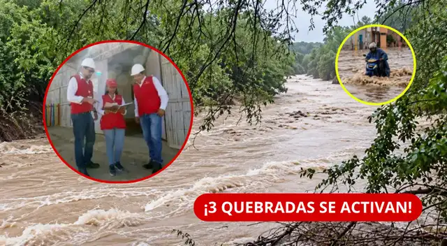 El Niño en Tumbes: lluvias activan tres quebradas y afectan vías de acceso.