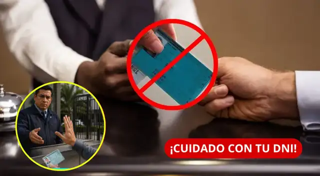 Reniec alerta: no permitas que fotografíen tu DNI al ingresar a edificios o establecimientos. Reniec alerta: no permitas que fotografíen tu DNI al ingresar a edificios o establecimientos.