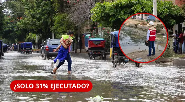 Contraloría alerta por bajo uso del PRESUPUESTO para enfrentar El Niño en Piura.