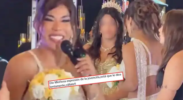 Karen Dejo emite discurso a su hija, pero la reacción de la menor llama la atención.