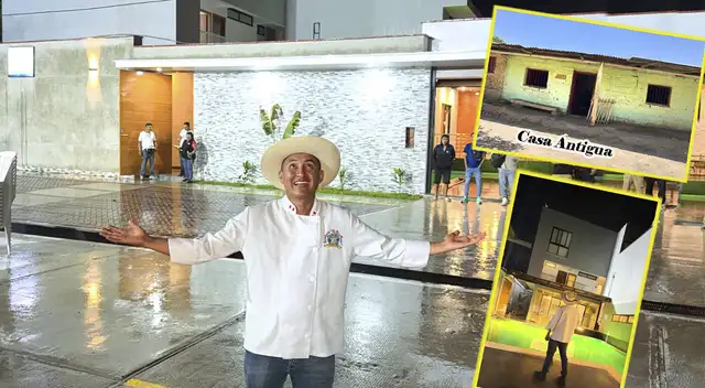 Empresario le regala casa a sus padres