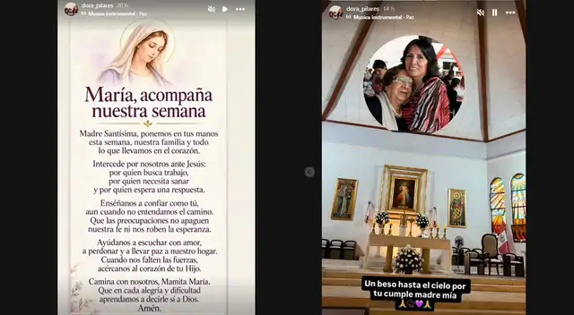 Mamá de Andrea San Martín luce emotiva en redes. Mamá de Andrea San Martín luce emotiva en redes.