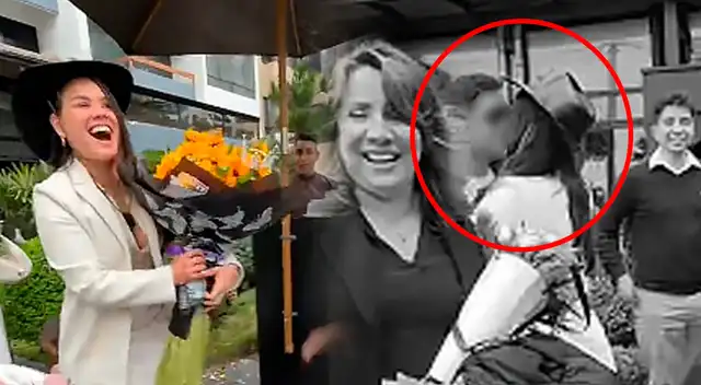 ¡REVELAN SU IDENTIDAD! Andrea San Martín es grabada con hombre que habría estado en su casa antes de denuncia sobre su hija