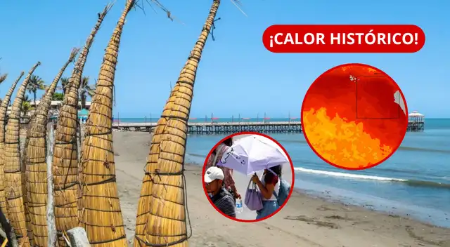 Trujillo rompe récord de calor en octubre: Huanchaco llega a 27,8 °C y mar supera anomalías de 9 °C.