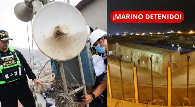 Ancón I: detienen a marino por presunta instalación de antenas ilegales cerca del penal. Ancón I: detienen a marino por presunta instalación de antenas ilegales cerca del penal.