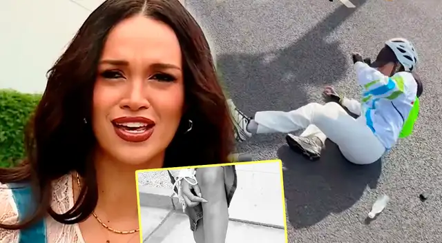 Angie Arizaga ROMPE SU SILENCIO tras sufrir accidente en autopista de China y SORPRENDE con confesión: “Me saqué" Angie Arizaga ROMPE SU SILENCIO tras sufrir accidente en autopista de China y SORPRENDE con confesión: “Me saqué"