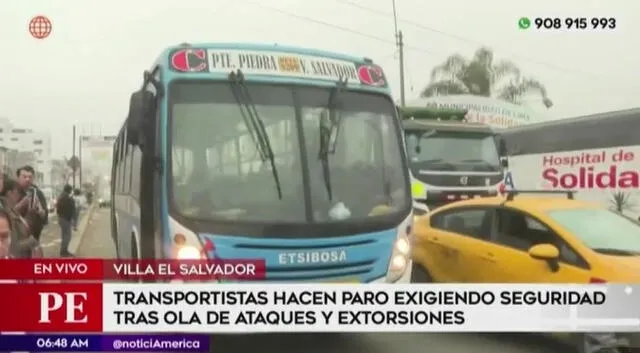 Este jueves 26 de septiembre se tiene programado un paro nacional de transportistas en Lima y Callao. 