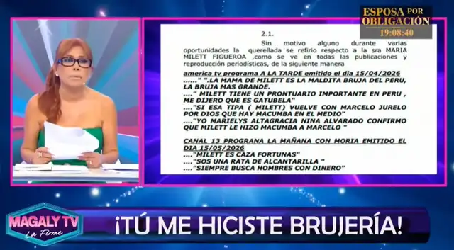 Milett Figueroa ROMPE SU SILENCIO y anuncia DEMANDA tras ataques contra su familia. Milett Figueroa ROMPE SU SILENCIO y anuncia DEMANDA tras ataques contra su familia.