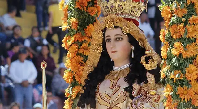 Imagen de la Virgen de Chapi.