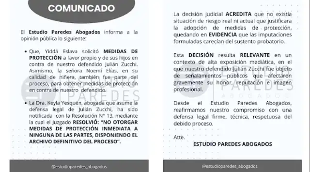<em>Yiddá Eslava recibió una respuesta negativa del Juzgado. </em> <em>Yiddá Eslava recibió una respuesta negativa del Juzgado. </em>